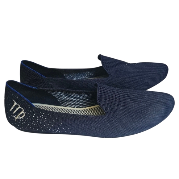 Rothy's Limited Edition Navy Blue Virgo Zodiac Flats Size 9.5 - Picture 4 of 11